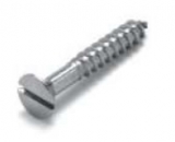 Parafuso para Madeira Cabeça Chata com Fenda Simples